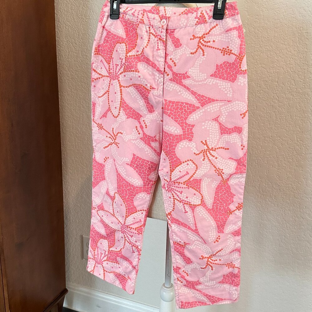 LILLY PULITZER Hawiian Vibe Cropped Pants - Picture 3 of 6